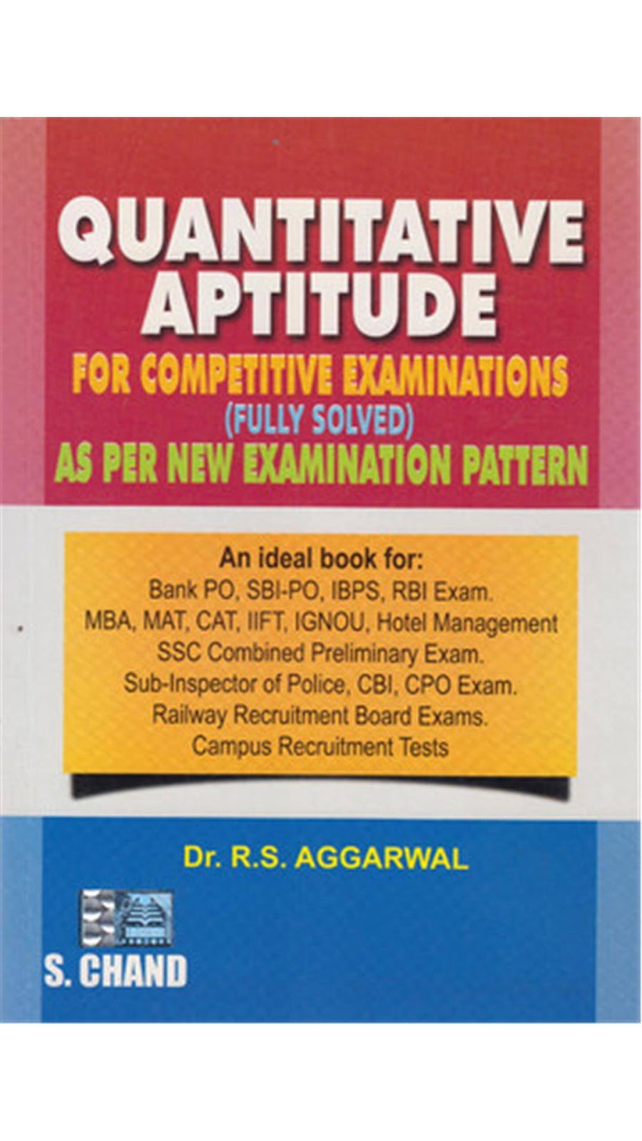 quantitative aptitude by rs aggarwal latest pdf
